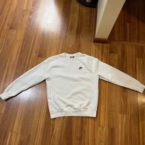 White Nike crew neck